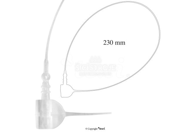 Pojistné nitě neutrální 230mm - balení 5.000ks