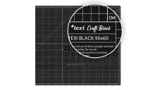 Řezací podložka TEXI BLACK 90 x 60 cm, 5vrstvá, zesílená