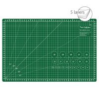 Řezací podložka TEXI GREEN 45 x 30 cm, 5vrstvá, zesílená