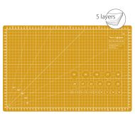 Řezací podložka TEXI YELLOW 45 x 30 cm, 5vrstvá, zesílená