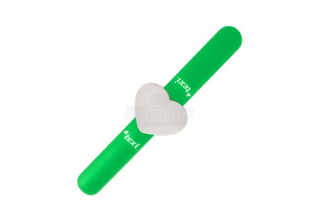 Magnetický jehelníček na ruku na špendlíky, jehly - zelená barva
