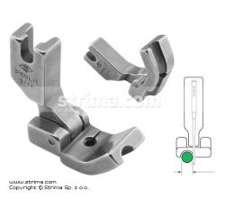 Kloubová patka pro všívání kedru pro šicí stroje, levá 4.8mm P69LH3/16