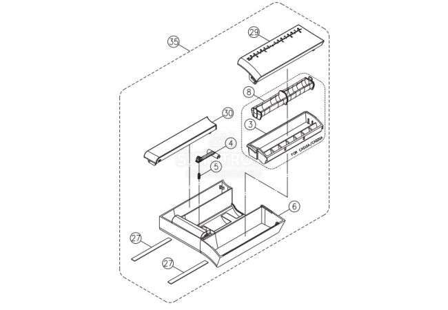 Stolek na volné rameno pro Pfaff Ambition 1.0, 1.5, Essential