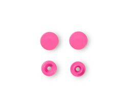 Plastové patentky "Color Snaps" 30 ks pink