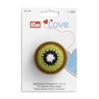 Háčkovaný jehelníček a záváží 2v1, Prym Love, 6 cm, "Kiwi"