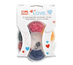 Box s barevnými patentkami "Color Snaps Mini", Prym Love, 9 mm