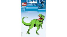 Nášivka dinosaurus, t-rex, velký, nažehlovací, zelená