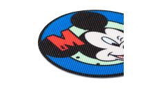 Nášivky tištěné Mickey Mouse, nažehlovací, různé