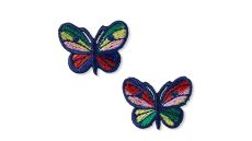 Nášivka motýlci, nažehlovací, vícebarevná