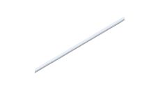 Elastická šňůrka, 2,5 mm, bílá, 3 m