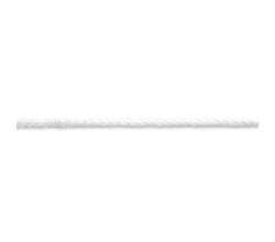 Šňůrka parky, 4 mm, 150 cm, bílá