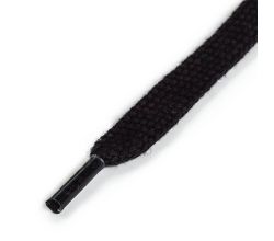 Ploché tkaničky 8 mm, 150 cm, černé
