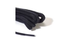 Šňůrové tkaničky 5 mm, 90 cm, černé
