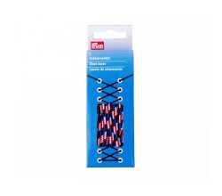 Kulaté tkaničky outdoorové, 5 mm, 150 cm, modré/červené/bílé