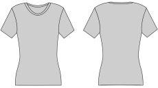 Střih Klára dámské tričko 170 cm