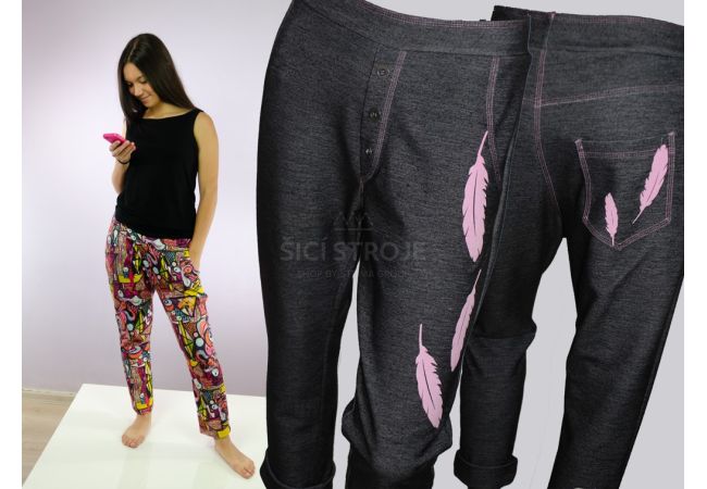 Střih Radka dámské kalhoty se sníženým sedem (baggy) 170 cm