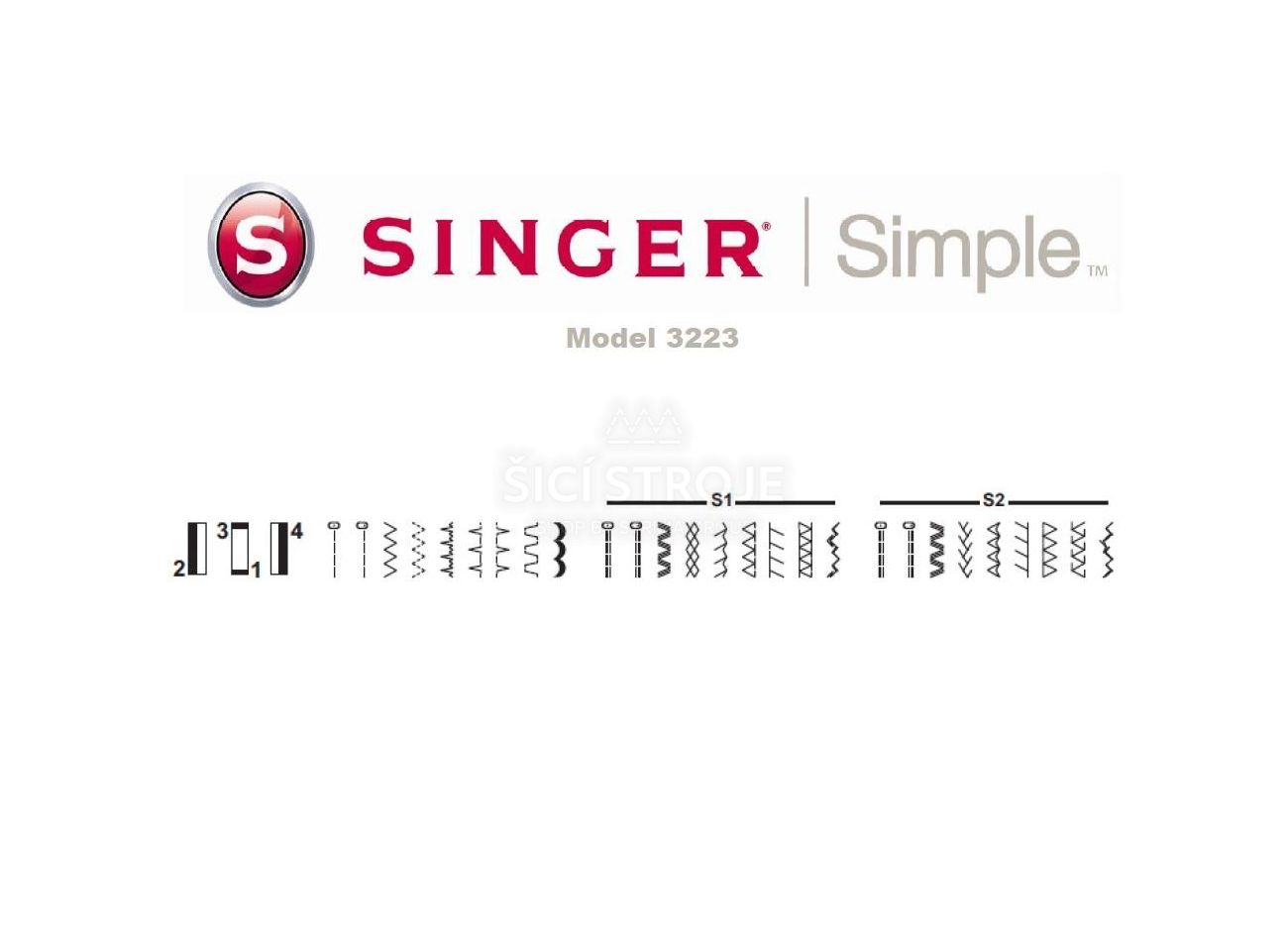 Singer Simple 3223 Sewing Machine, Yellow