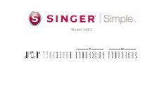 Šicí stroj Singer Simple 3223R - rozbalené