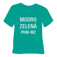 Matná hladká nažehlovací fólie POLI-TAPE Craft - modro-zelená