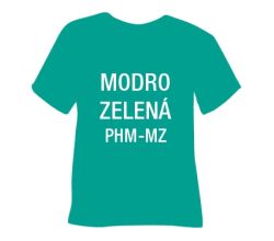 Matná hladká nažehlovací fólie POLI-TAPE Craft - modro-zelená