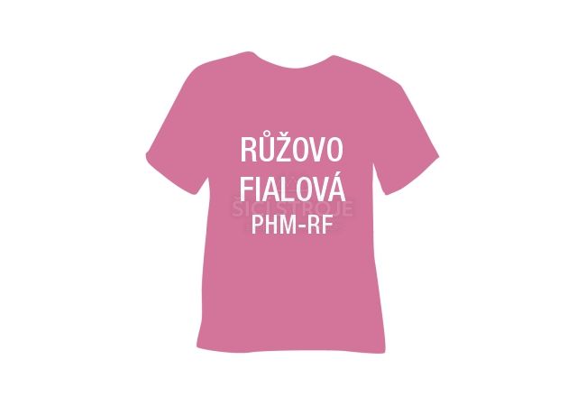 Matná hladká nažehlovací fólie POLI-TAPE Craft - růžovo-fialová