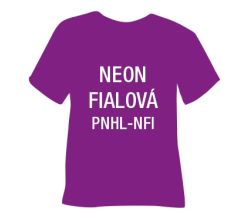 Neonová matná hladká nažehlovací fólie POLI-TAPE Craft - fialová