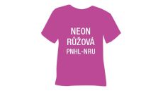 Neonová matná hladká nažehlovací fólie POLI-TAPE Craft - růžová