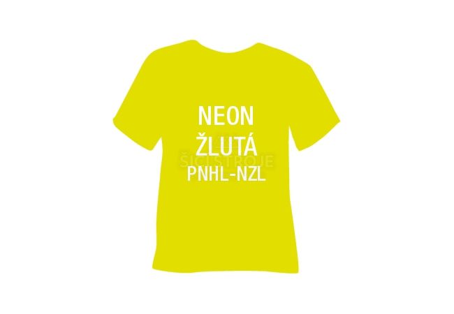 Neonová matná hladká nažehlovací fólie POLI-TAPE Craft - žlutá