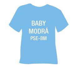 Semišová hrubá nažehlovací fólie POLI-TAPE Craft - baby modrá