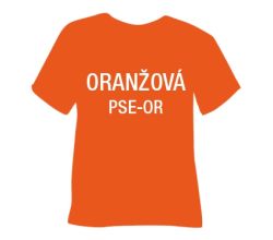 Semišová hrubá nažehlovací fólie POLI-TAPE Craft - oranžová