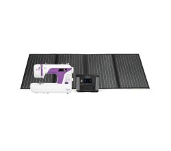 Domácí šicí stroj s fotovoltaikou ALPHA JOY 48 SET