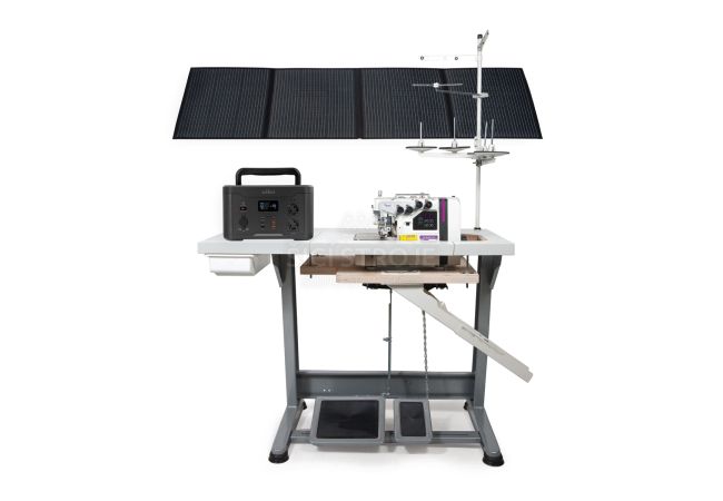Průmyslový šicí stroj s fotovoltaikou ALPHA QUATTRO 24 N SET
