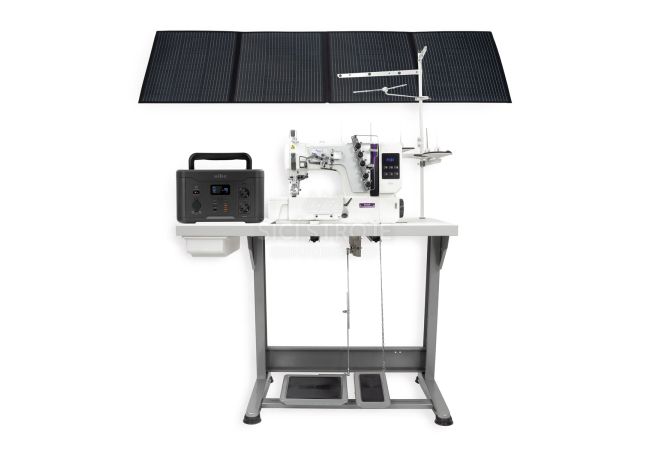 Průmyslový šicí stroj s fotovoltaikou ALPHA TRECCIA N SET