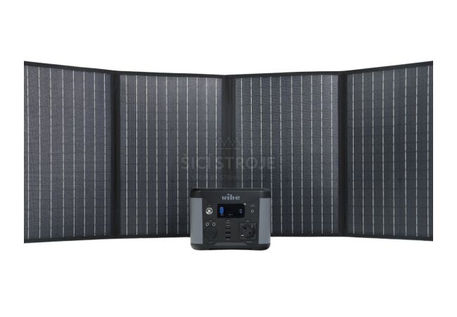 VIBE ALPHA 300 nabíjecí stanice a EPP 120 fotovoltaický panel