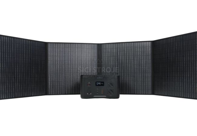 VIBE ALPHA 1000 LFP nabíjecí stanice a EPP 200 fotovoltaický panel
