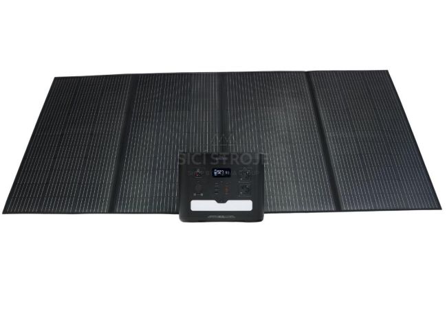 VIBE ALPHA 1500 LFP nabíjecí stanice a EPP 400 fotovoltaický panel