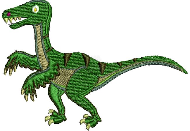 Výšivka dinosaurus 5