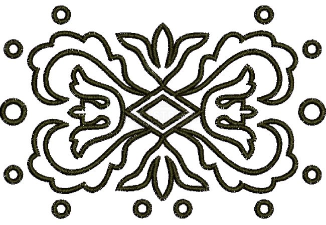 Výšivka ornament 27