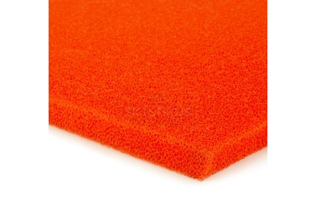 Pěnovka silikonová pro žehlení, potah ELASTIC MICRO 5MM ORANGE 150