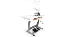 Průmyslový šicí stroj 4nitný overlock Zoje B9500-181-10 SET, zatahování řetízku