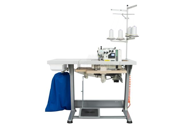 Průmyslový šicí stroj 5nitný overlock Zoje B9500T-38-PD3-02 SET