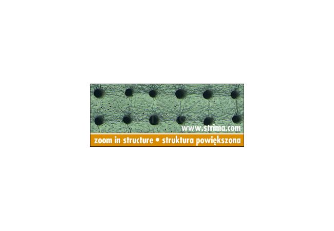 Pěnovka silikonová pro žehlení, potah ELASTIC SILICONE 10MM GREEN PERF.