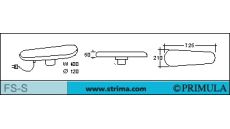 Univerzální žehlící tvarovka pro žehlení bund a blůz PRIMULA FS-S