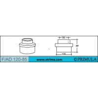Adaptér pro změnu žehlící tvarovky PRIMULA F/AD 120-85