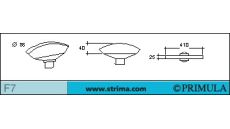 Žehlící tvarovka pro límce PRIMULA F7