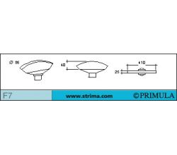 Žehlící tvarovka pro límce PRIMULA F7