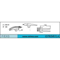 Žehlící tvarovka hlavní, dvojitá do vnitřních švů PRIMULA F/EXS