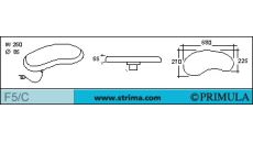 Žehlící tvarovka pro ramena a límce PRIMULA F5/C