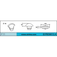 Žehlící tvarovka boční (kopýtko) PRIMULA F11