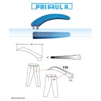 Žehlící tvarovka pro dlouhé švy PRIMULA F20